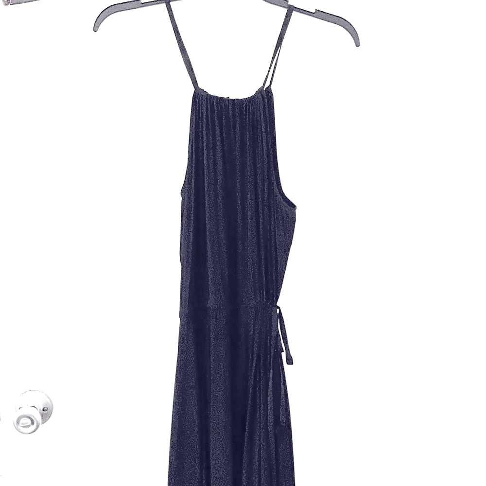 Calypso St Barths Boho Long Black Dress Size 8 Resort